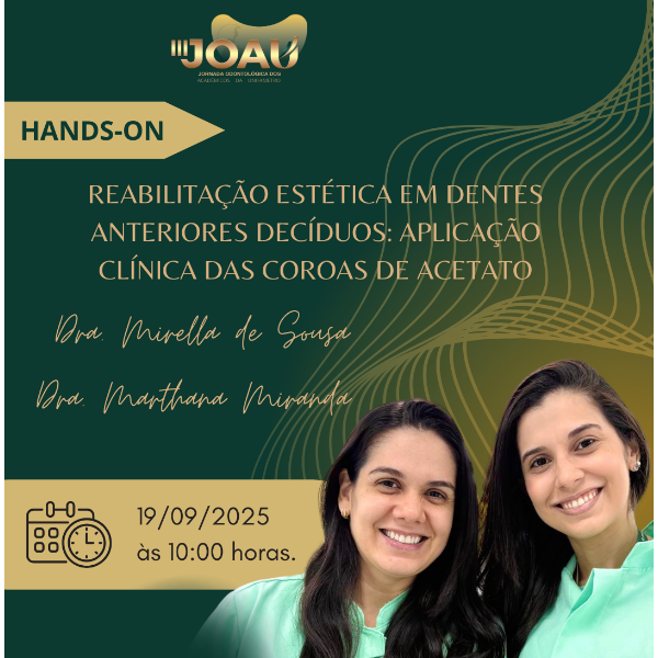 HANDS-ON de Reabilitação Estética em Dentes Anteriores Decíduos: Aplicação Clínica da Coroas de Acetato.