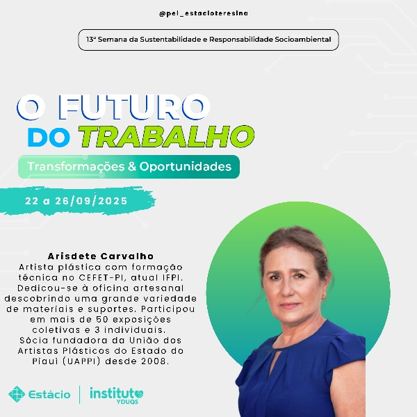 Economia circular com reaproveitamento de materiais (exposição de artesanato)