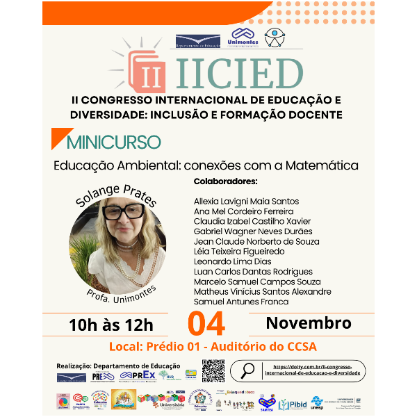 Minicurso - Educação Ambiental: conexões com a Matemática