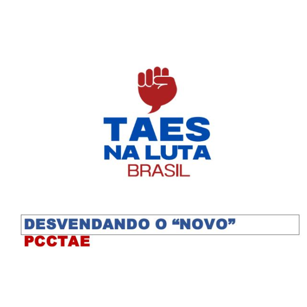 Desvendando o "Novo" PCCTAE