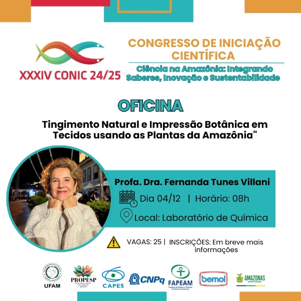 Tingimento Natural e Impressão Botânica em Tecidos usando as Plantas da Amazônia