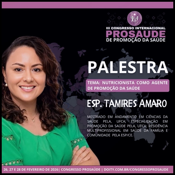 Nutricionista como agente de promoção da saúde.