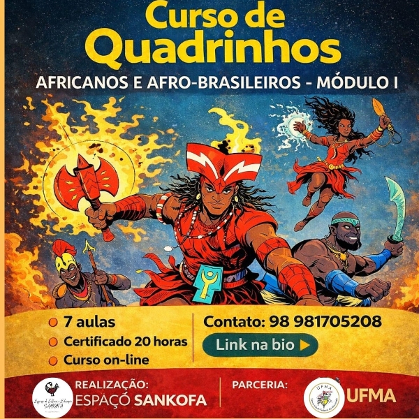 CURSO DE QUADRINHOS AFRICANOS E AFRO-BRASILEIROS