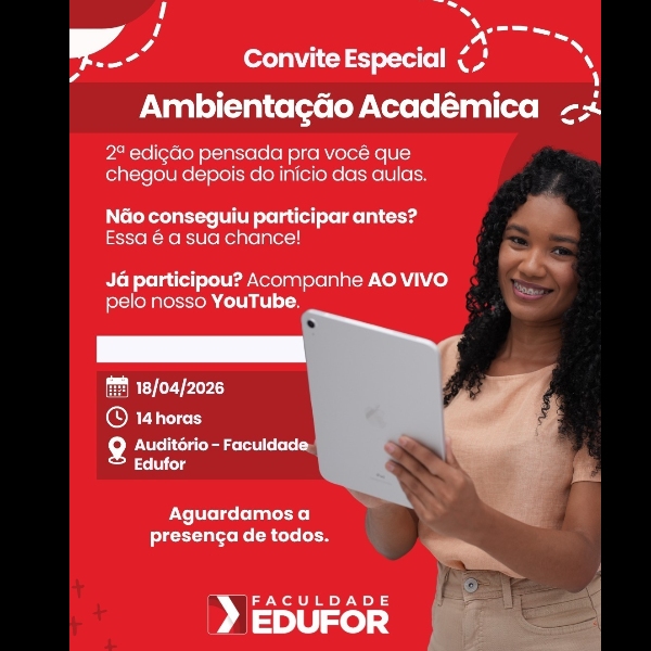 Abertura de Boas Vindas aos Calouros