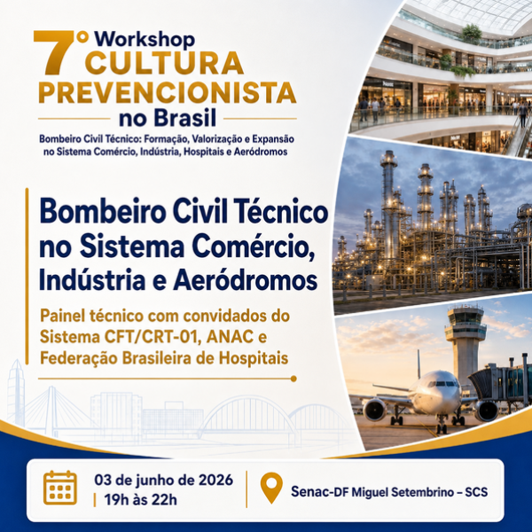 Bombeiro Civil Técnico no Sistema Comércio, Indústria e Aeródromos