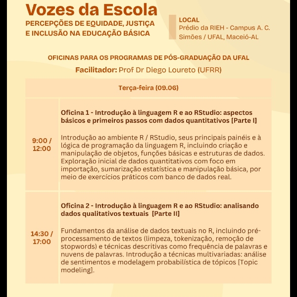 Oficina 1: Introdução à linguagem R e ao RStudio