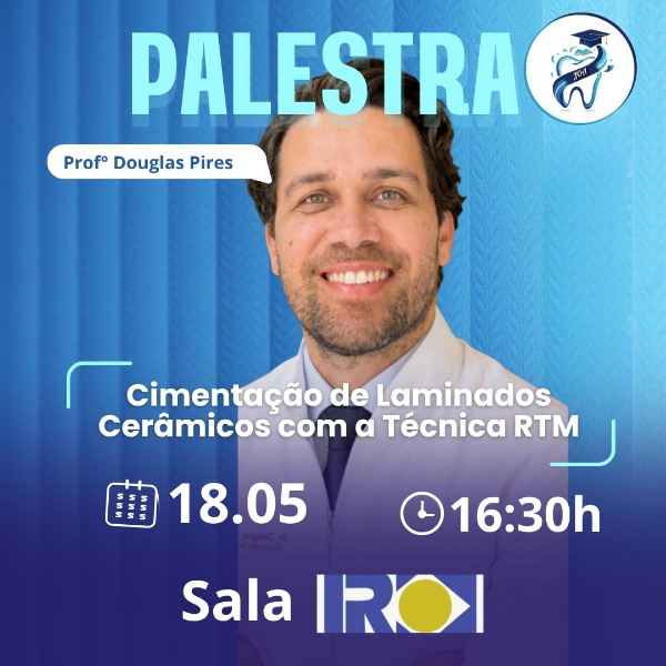 Cimentação de laminados cerâmicos com a técnica RTM.