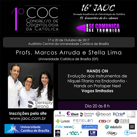 Hands-on: Evolução dos Instrumentos de Níquel-Titânio na Endodontia - Sistema Pro-taper Next - Vagas Limitadas