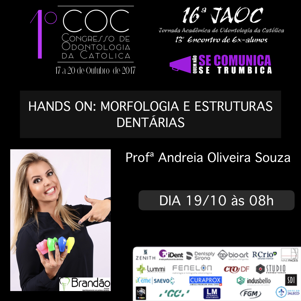 Hands on: Morfologia e Estruturas dentárias