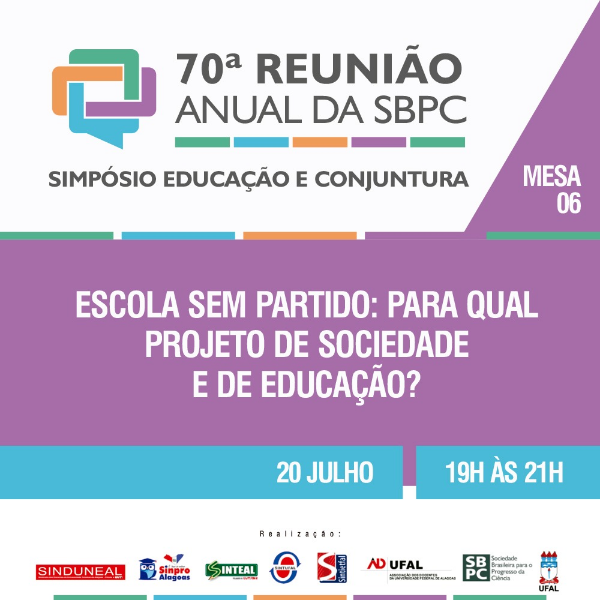 Escola sem Partido: para qual projeto de sociedade e de educação?