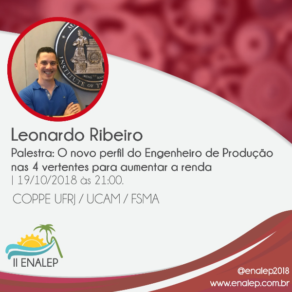 PALESTRA 1 - O novo perfil do Engenheiro de Produção nas 4 vertentes para aumentar a renda