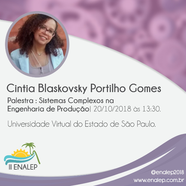 PALESTRA 5 - Sistemas Complexos na Engenharia de Produção