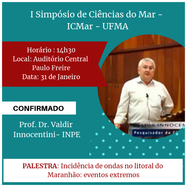 Palestra - Incidência de ondas no litoral do Maranhão: eventos extremos.