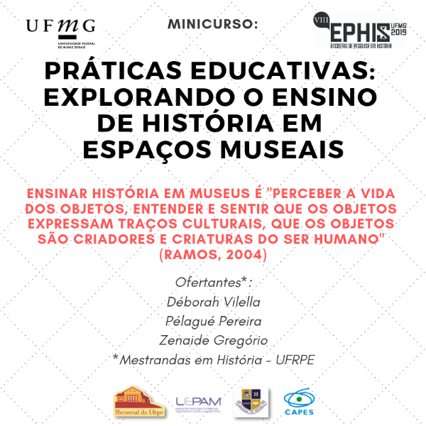 MC 14 - Práticas educativas: explorando o ensino de História em espaços museais