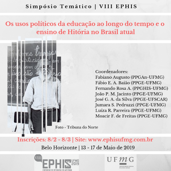 ST 22 - Os usos políticos da educação ao longo do tempo e o ensino de História no Brasil atual