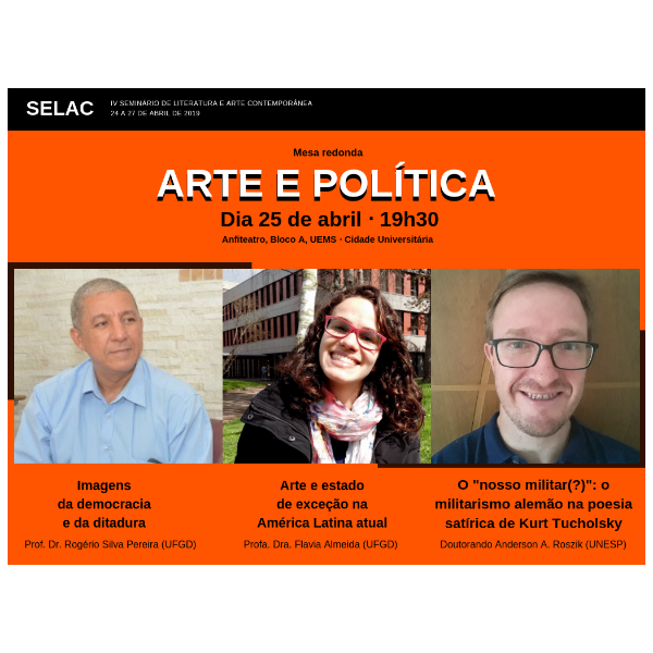 MESA-REDONDA: ARTE E POLÍTICA