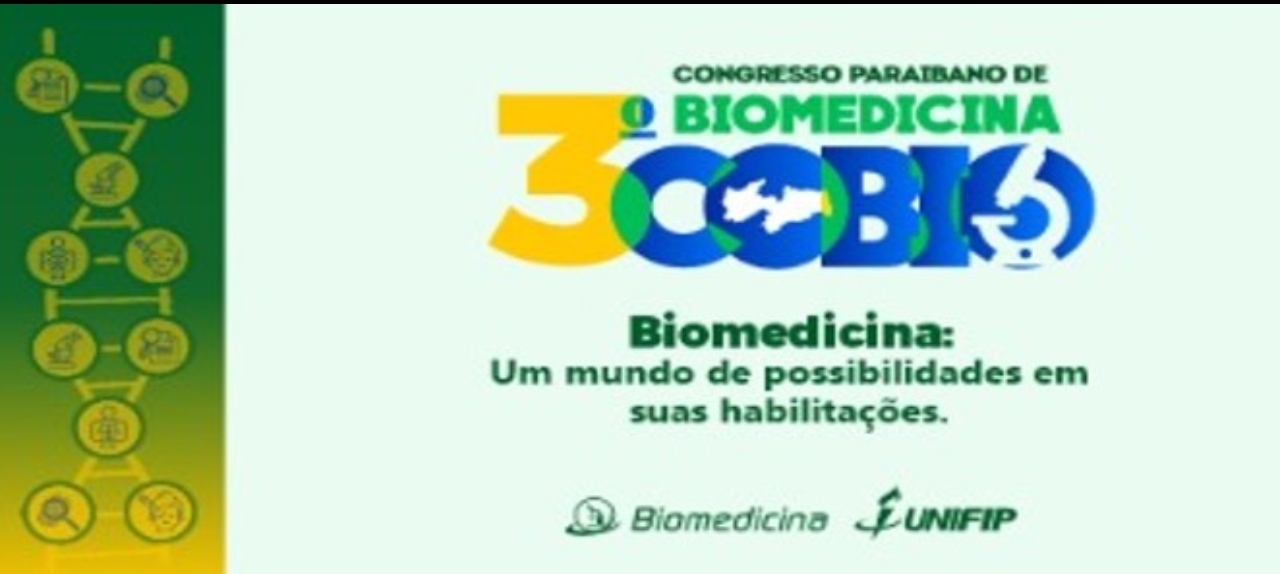 3º COBIO UNIFIP - CONGRESSO PARAIBANO DE BIOMEDICINA UNIFIP 3º COBIO UNIFIP - CONGRESSO PARAIBANO DE BIOMEDICINA UNIFIP