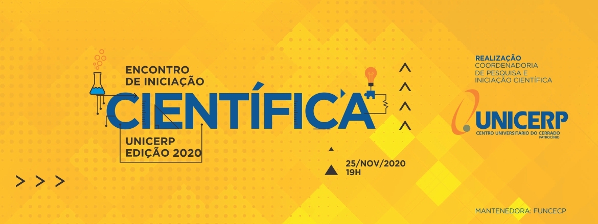 Fórum Científico e Encontro de Iniciação Científica do UNICERP - 2020