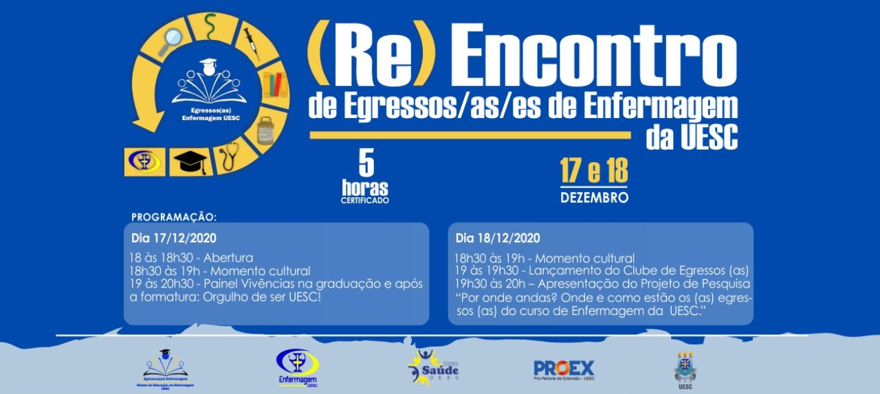 (Re) Encontro de Egressos/as/es de Enfermagem da UESC