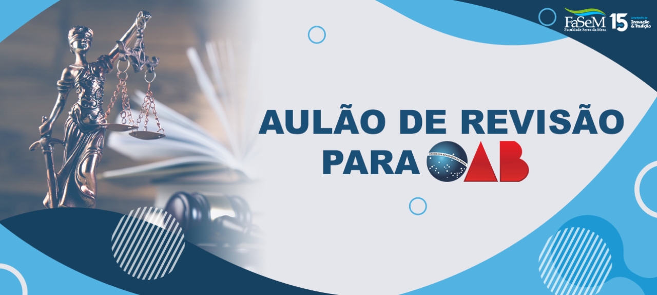 AULÃO DE REVISÃO PARA OAB