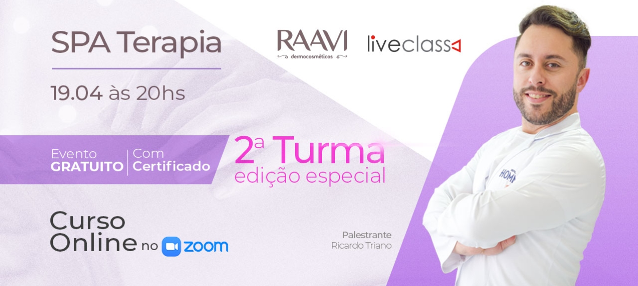 LiveClass Raavi - SPA Terapia 2ª Edição