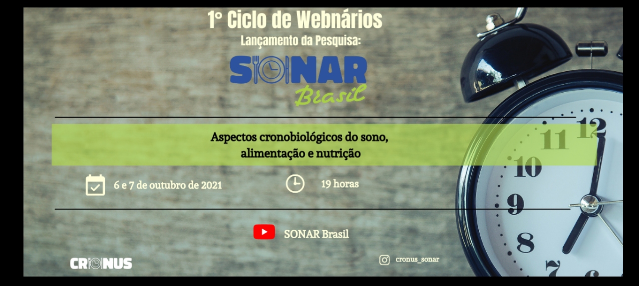 1º Ciclo de Webnários Sonar-Brasil