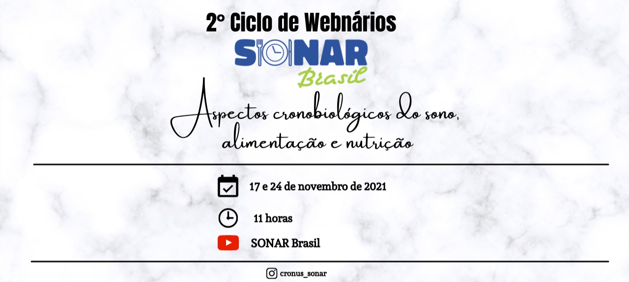 2º Ciclo de Webnários Sonar-Brasil