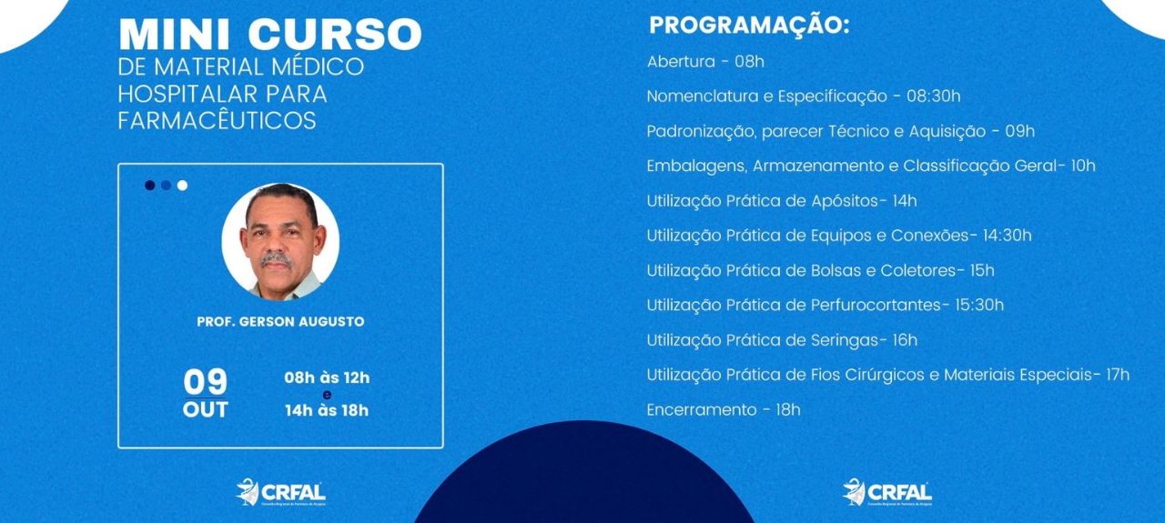 Minicurso de uso prático de material médico hospitalar
