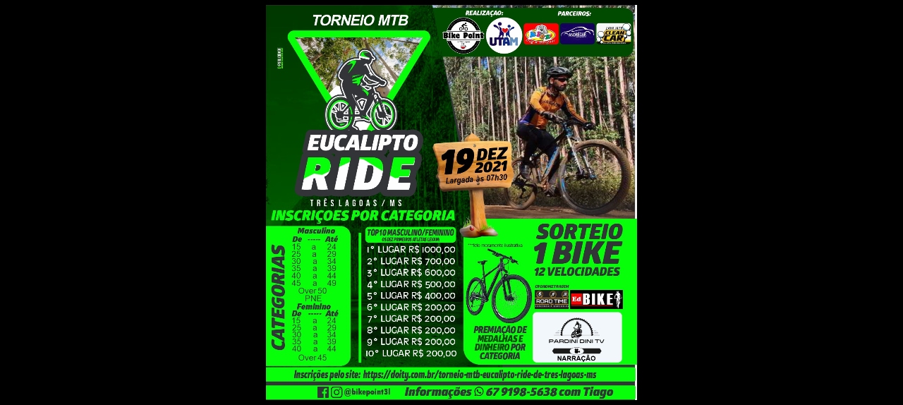 Torneio MTB Eucalipto Ride de Três Lagoas MS