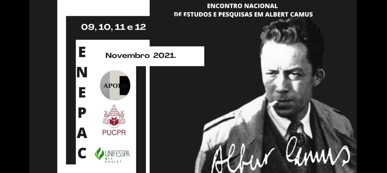 Encontro Nacional de Estudos e Pesquisas em Albert Camus 2021