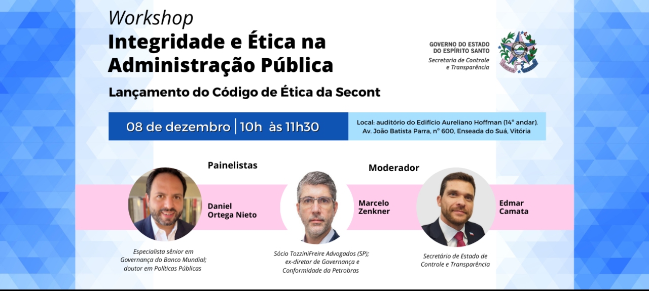 Workshop Integridade e Ética na Administração Pública