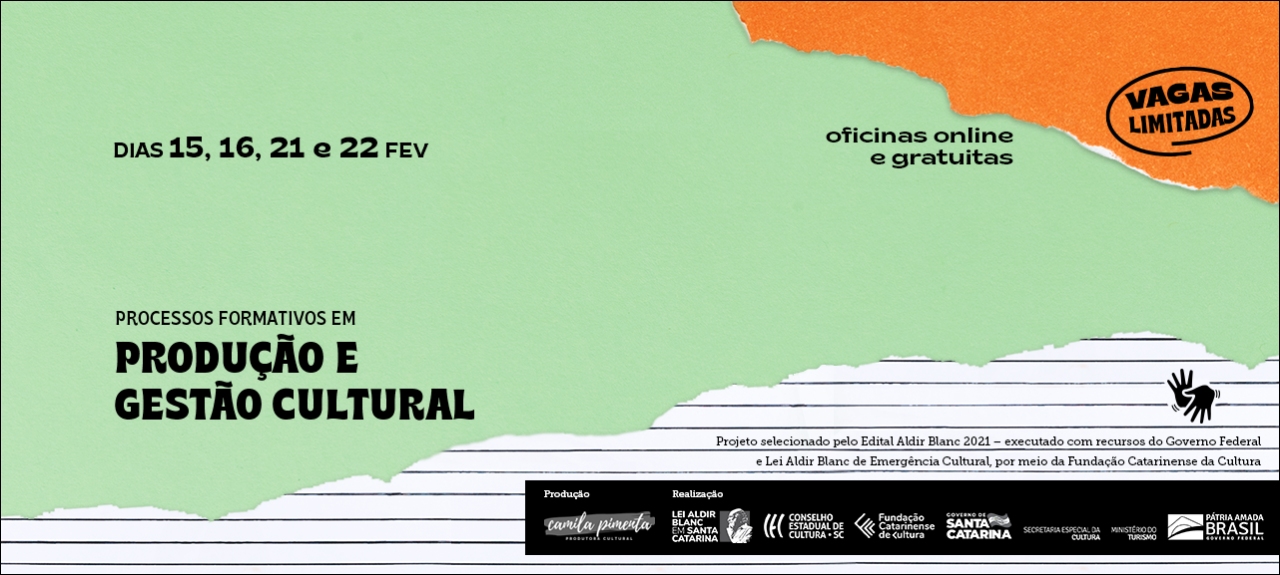 Processos Formativos em Produção e Gestão Cultural
