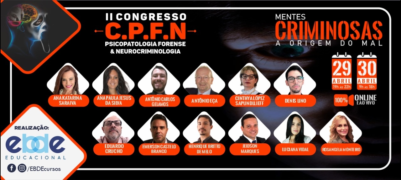 ll C.P.F.N  CONGRESSO DE PSICOPATOLOGIA FORENSE E NEUROCRIMINOLOGIA