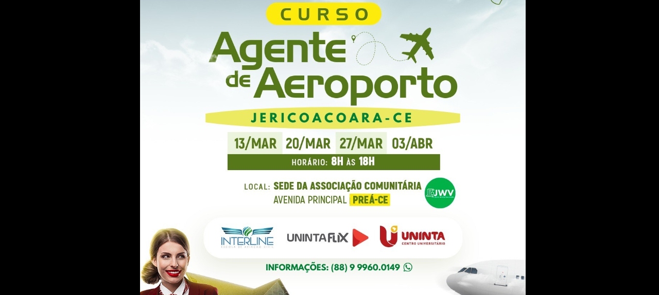 CURSO: AGENTE DE AEROPORTO JERICOACOARA