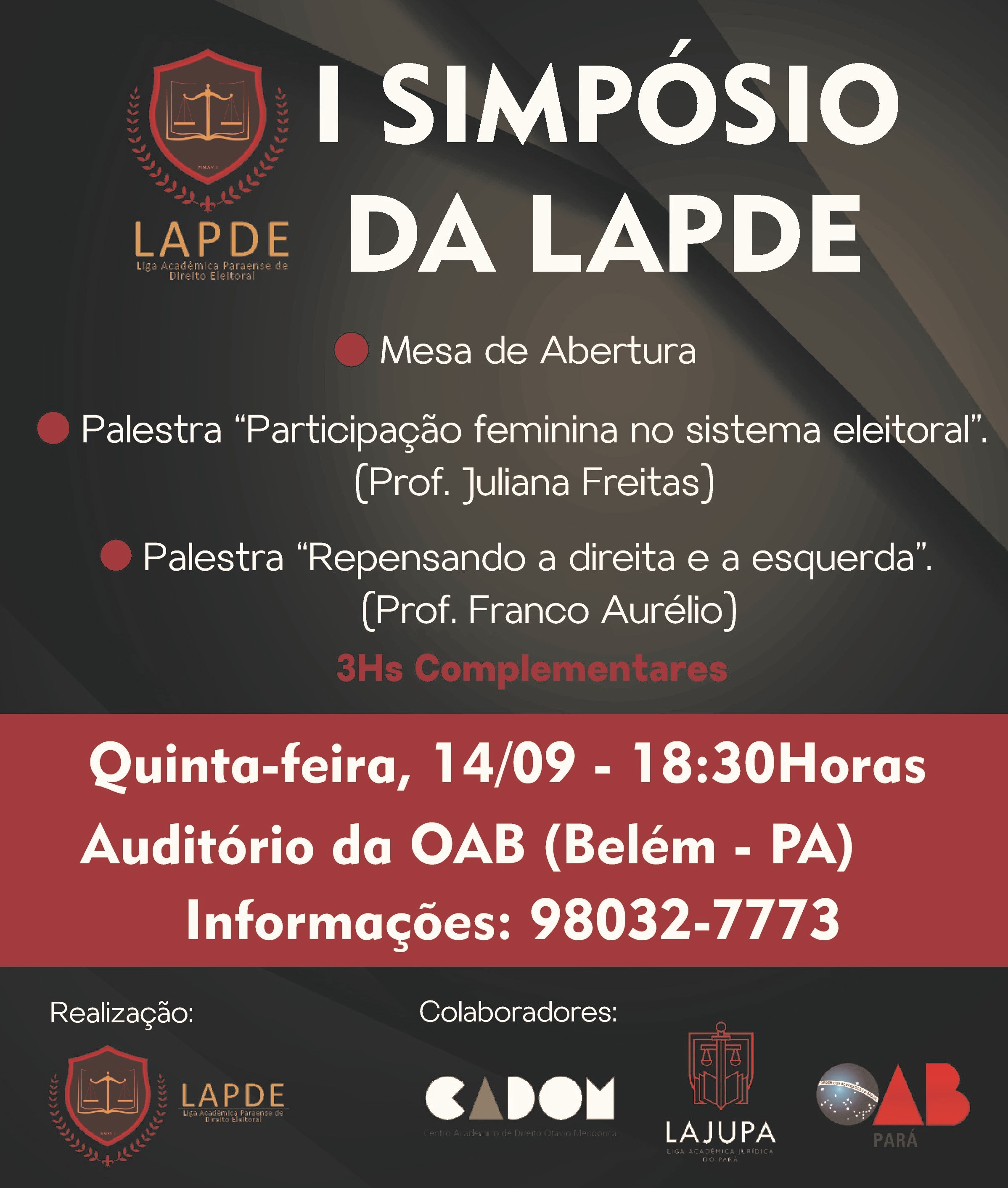 I Simpósio da  LAPDE