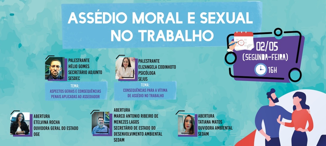 LIVE - ASSÉDIO MORAL E SEXUAL NO TRABALHO
