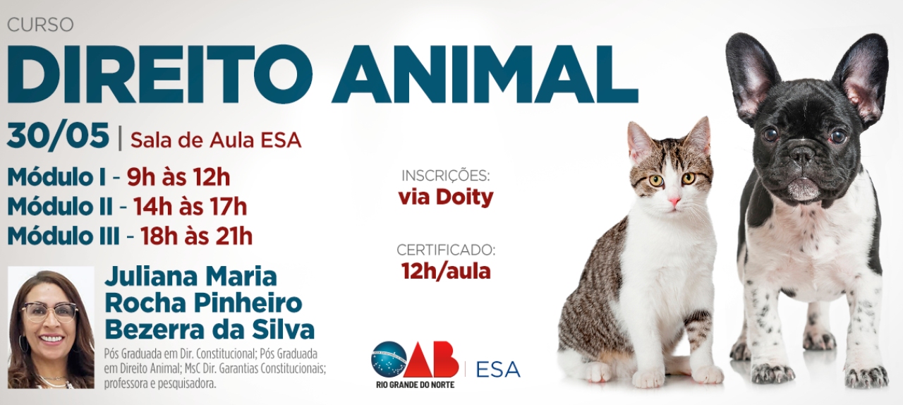 MINI CURSO DE DIREITO ANIMAL