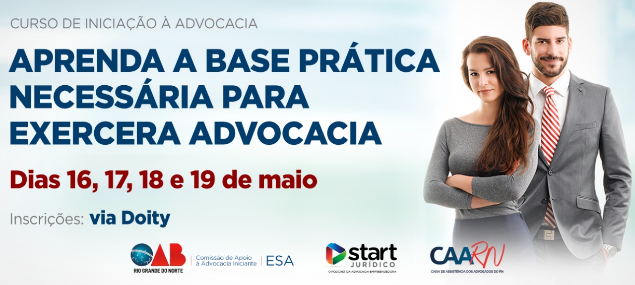 WEBINAR -  CURSO START JURÍDICO - SUBSEÇÃO CAICÓ