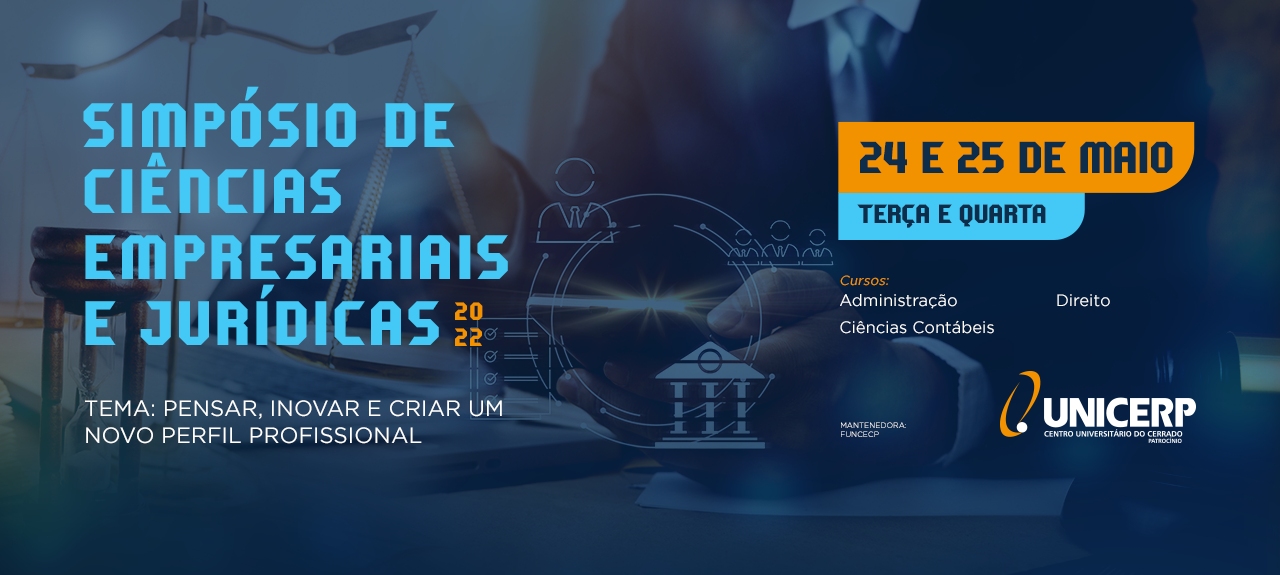 Simpósio de Ciências Empresariais e Jurídicas UNICERP - Edição 2022