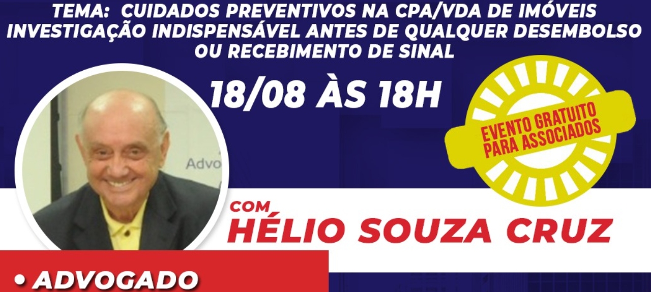 OFICINA DE PRÁTICA JURÍDICA - CUIDADOS PREVENTIVOS NA CPA/VDA DE IMÓVEIS