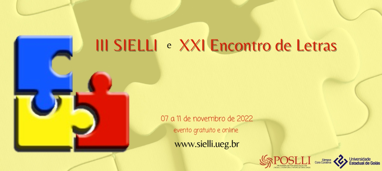 III Simpósio Internacional de Estudos de Língua, Literatura e Interculturalidade e XXI Encontro de Letras