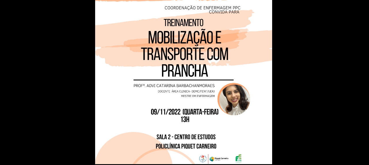 Treinamento 'Mobilização e Transporte com prancha'