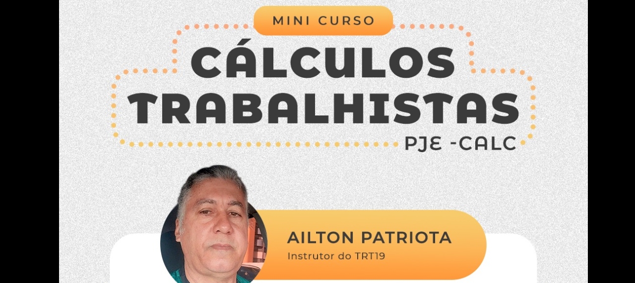 Cálculos Trabalhistas - PJE CALC