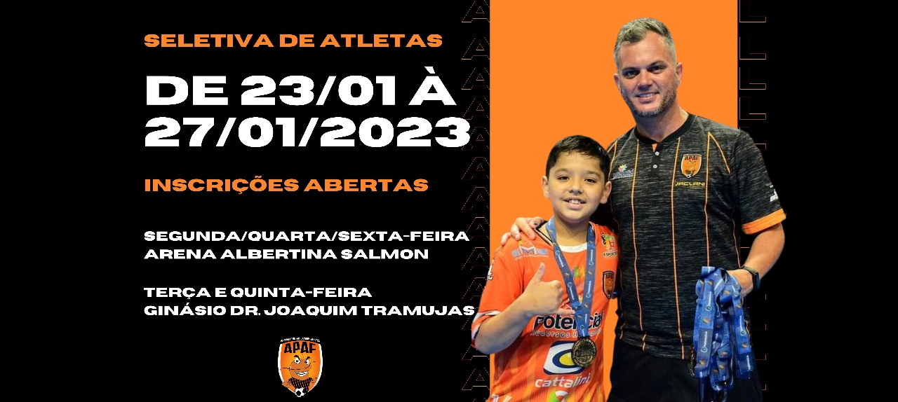 Seletiva de Atletas APAF Futsal