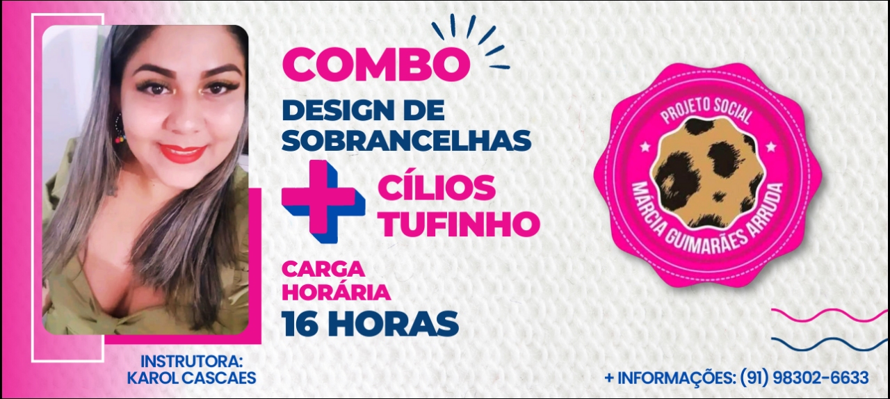 Curso Design de Sobrancelhas e Cílios Tufinho