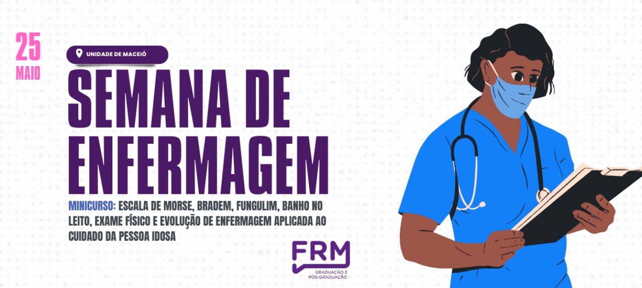 MINICURSO: “Escala de morse, bradem, fungulim, banho no leito, exame físico e evolução de Enfermagem aplicada ao cuidado da Pessoa Idosa”