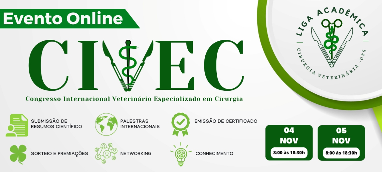 I Congresso Internacional Veterinário de Especialidades Cirúrgicas - CIVEC