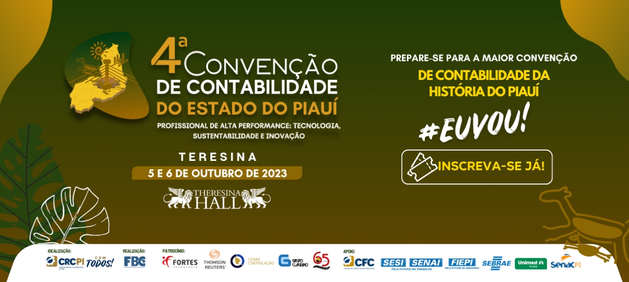 4ª CONVENÇÃO DE CONTABILIDADE DO ESTADO DO PIAUÍ