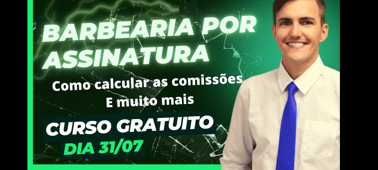 CURSO DE FORMAÇÃO DE ASSINATURA PARA BARBEARIAS