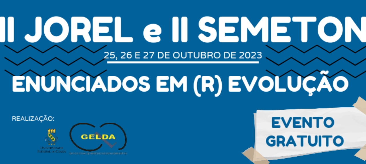 II Jornada de Estudos Linguísticos e II Seminário de Estudos Metonímicos